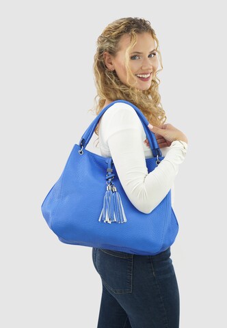 HARPA Handtasche 'UZAY' in Blau: Vorderseite