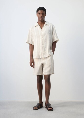 MANGO MAN Regular Pants 'Malta' in Beige