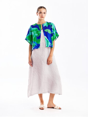 Bolero di Haris Cotton in blu: frontale