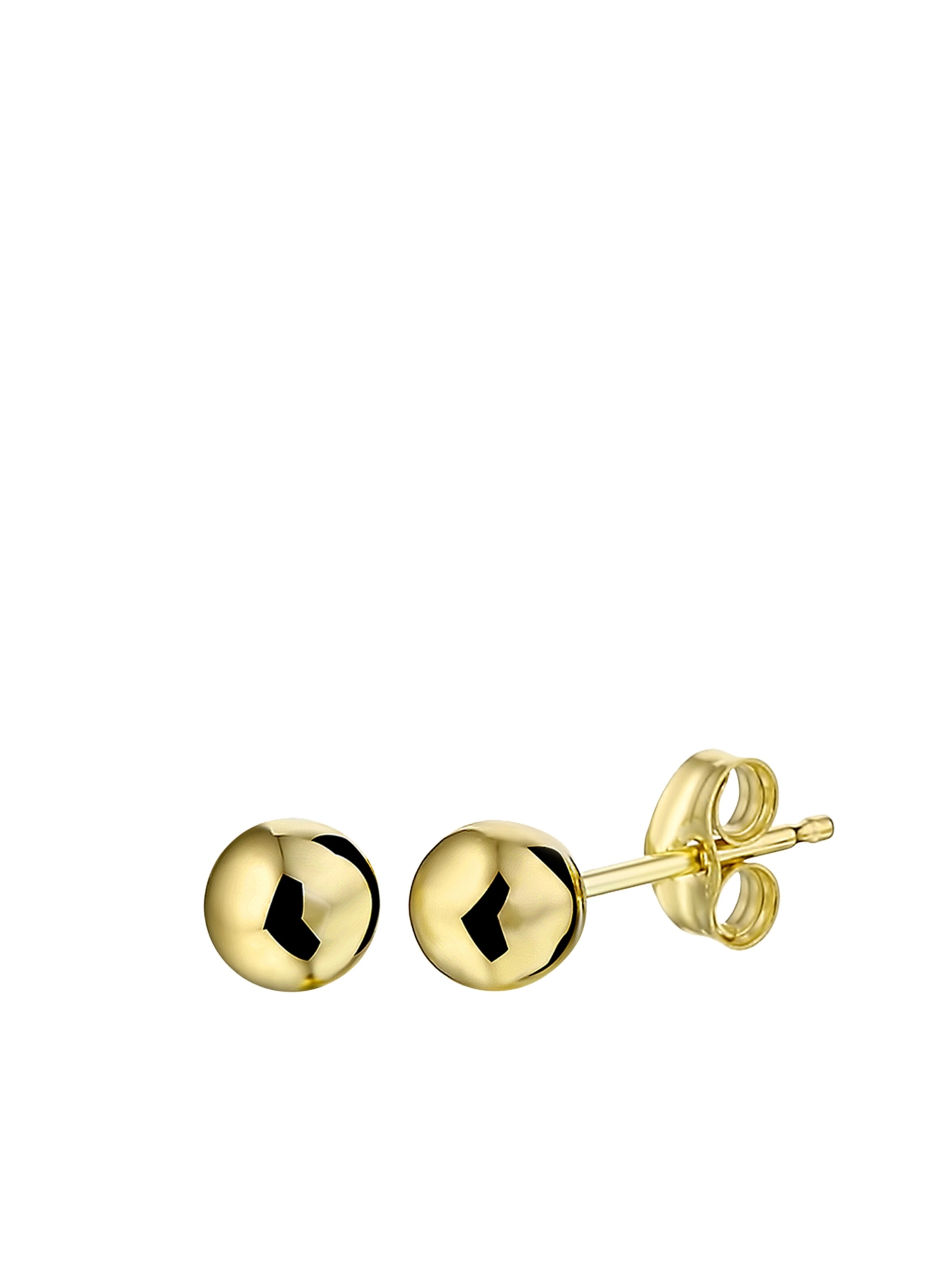 Lucardi Ohrringe in Gold: Vorderseite