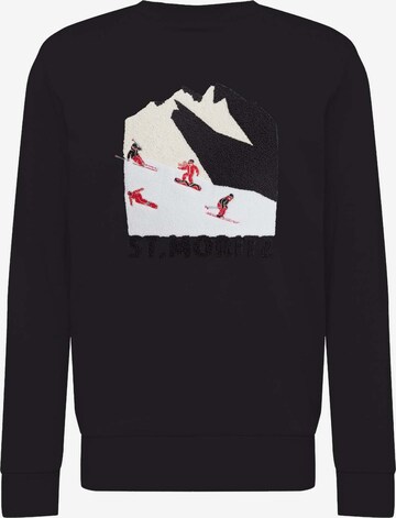 WESTMARK LONDON Sweatshirt 'Destination' in Schwarz: predná strana