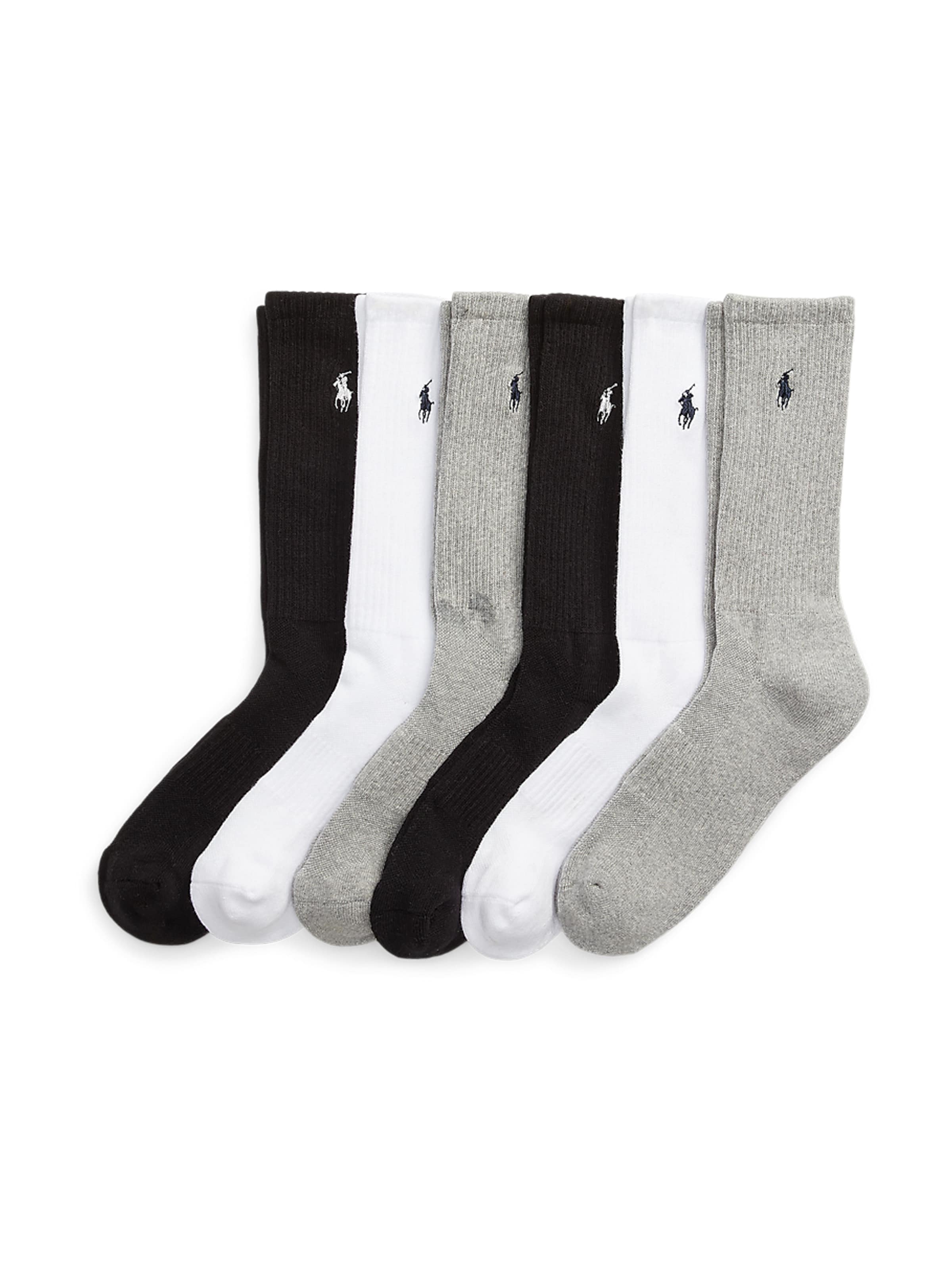Polo Ralph Lauren Socks in Grey: front
