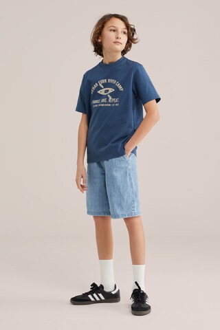 WE Fashion Футболка в Синий
