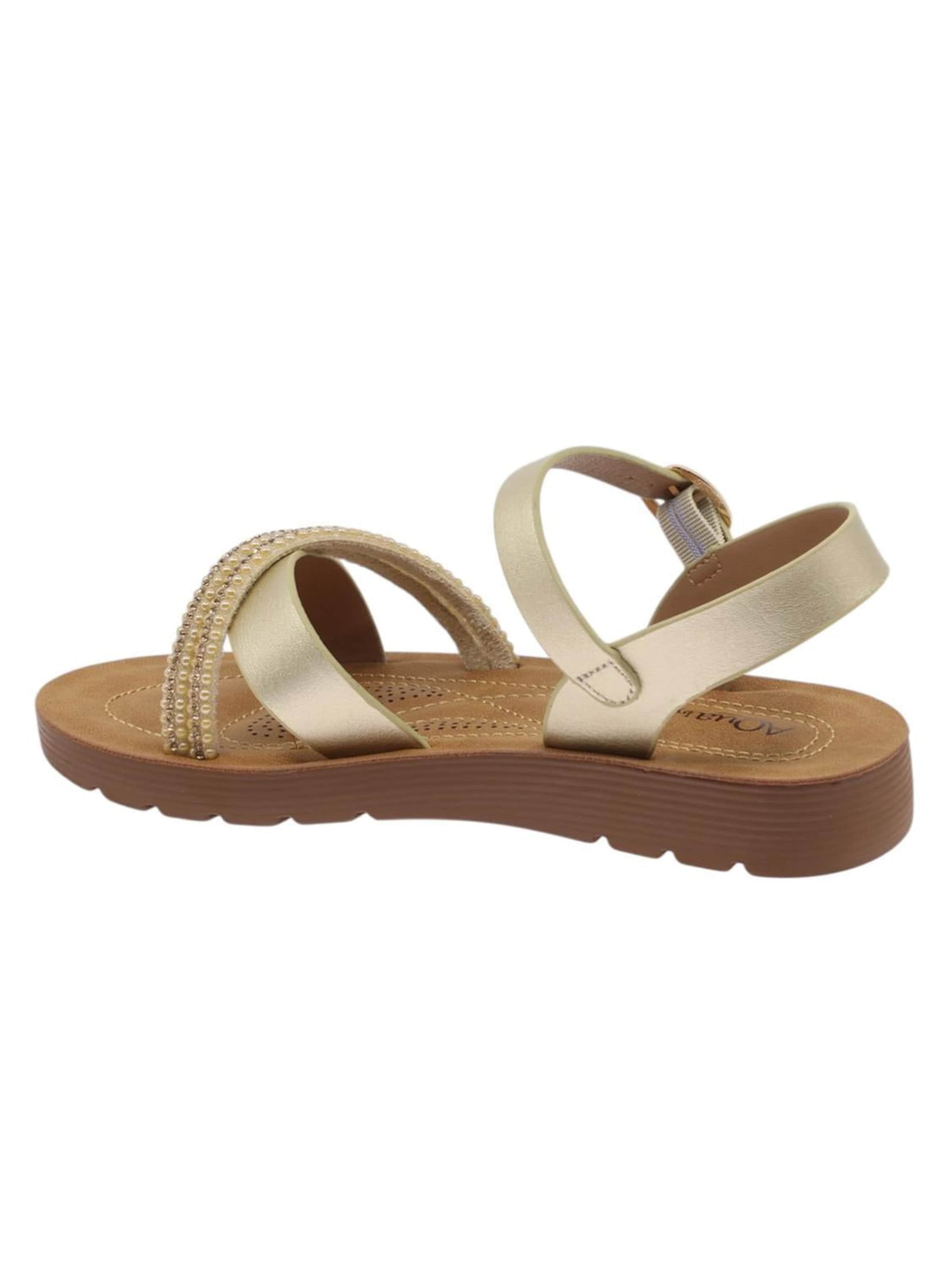 Sandales Beppi en or