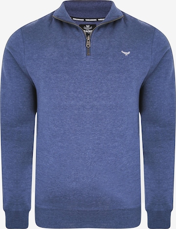 Sweat-shirt 'Patrick' Threadbare en bleu : devant