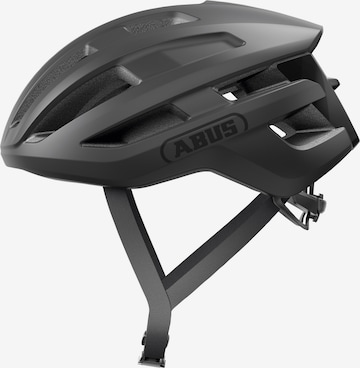 ABUS Fahrradhelm 'POWERDOME' in Schwarz: Vorderseite