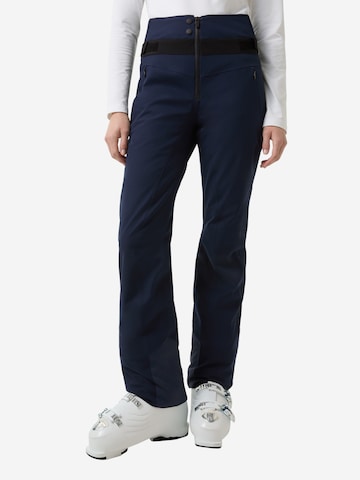 Bogner Fire + Ice Flared Workout Pants 'Borja' in Blue: front