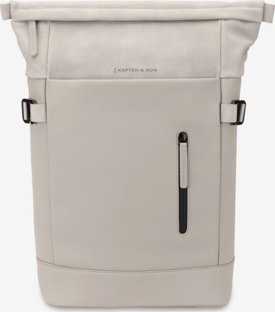 Kapten & Son Backpack 'Aarhus Oyster' in Light grey / Black, Item view