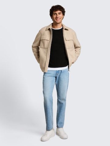 TOM TAILOR DENIM Pullover in Schwarz