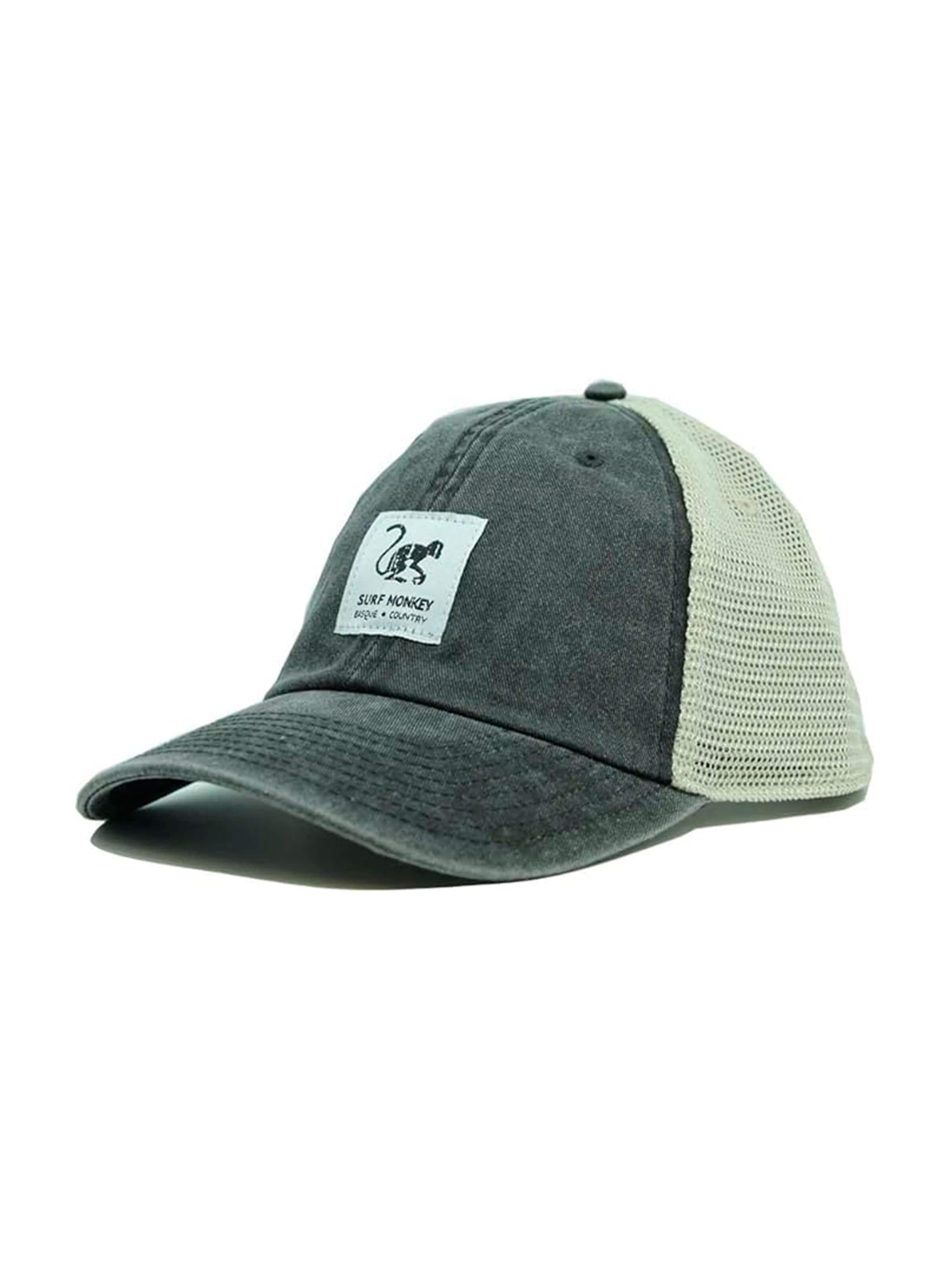 Casquette de sport Surf Monkey en noir : devant