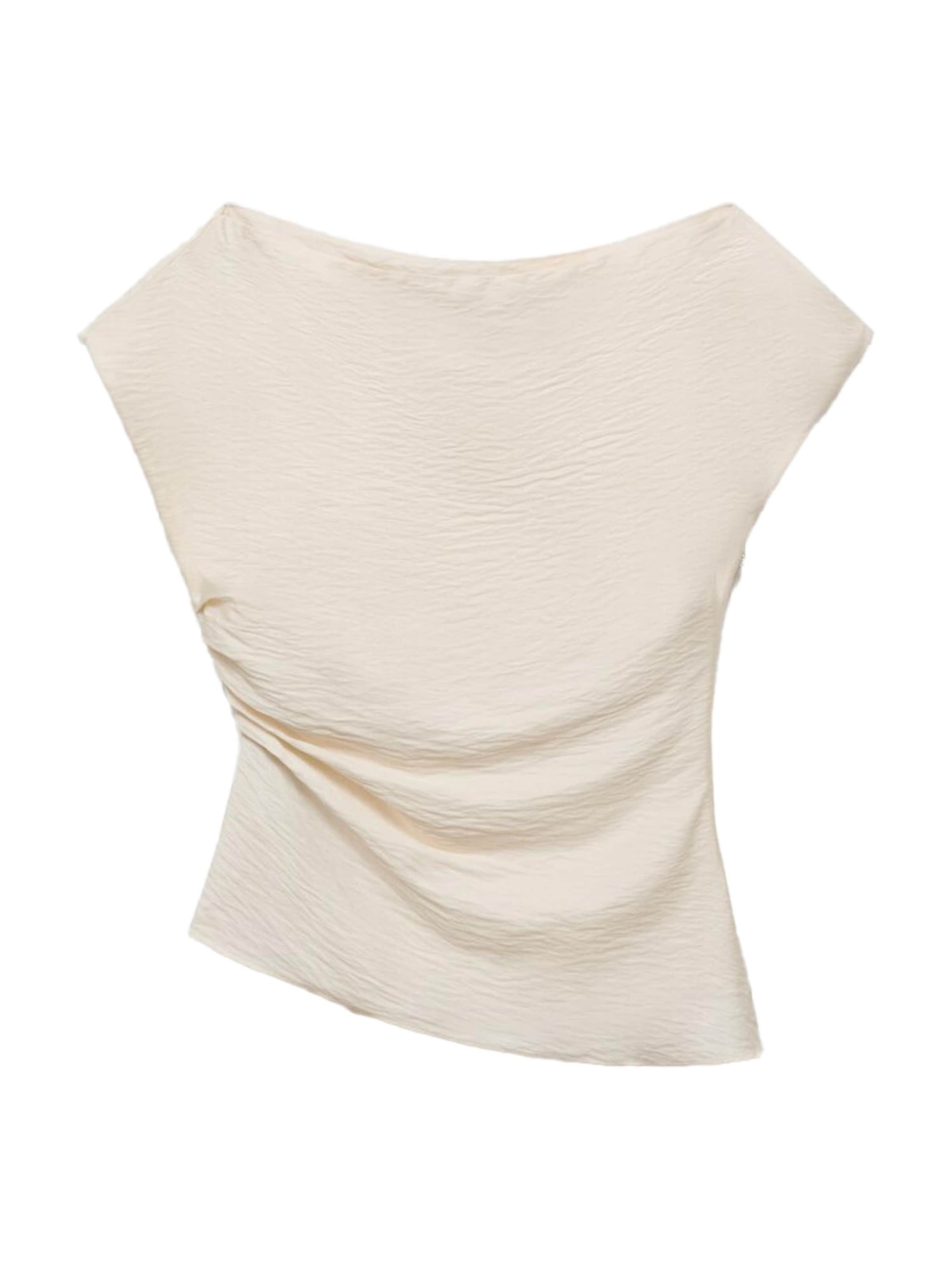 Camicia da donna 'MANTA' di MANGO in bianco: frontale