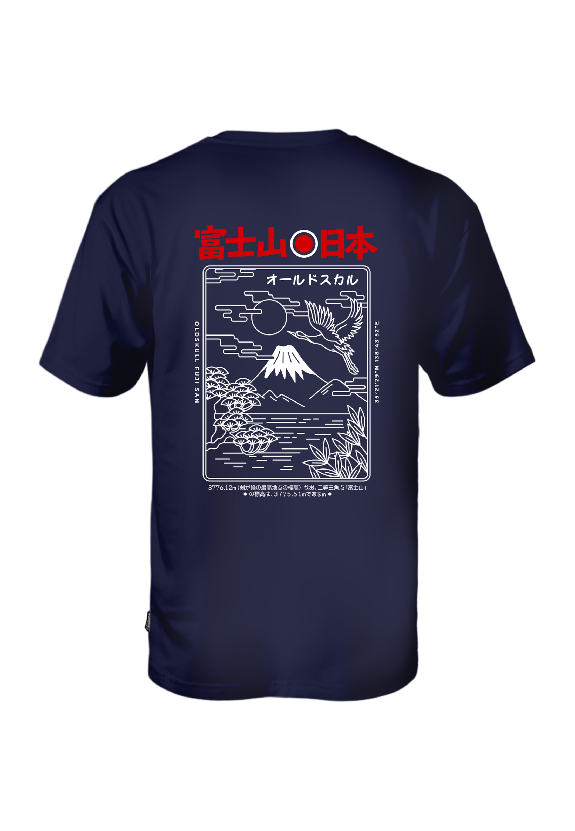 Oldskull Shirt in Blue: front