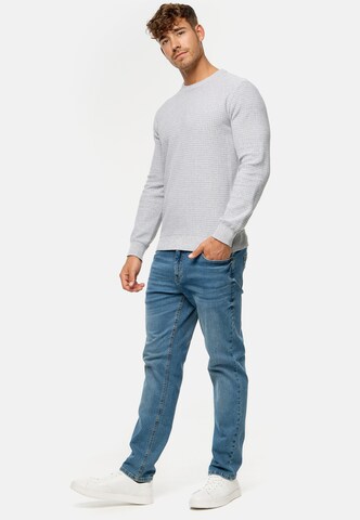 INDICODE JEANS Sweater ' Lourdes ' in Grey
