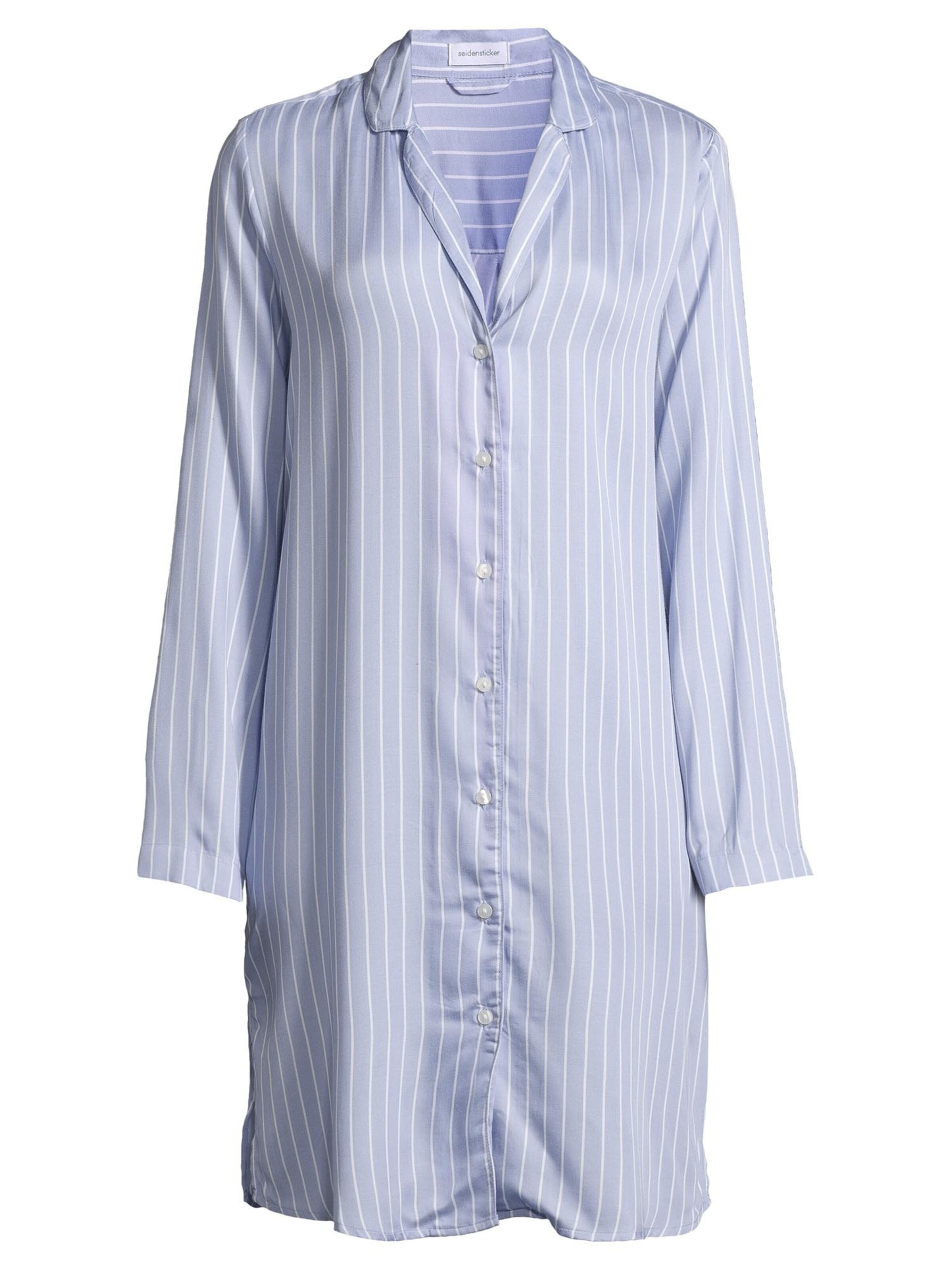 SEIDENSTICKER Nachthemd 'Classic Web'‌‌‌‌‌‌ in Lila: Vorderseite