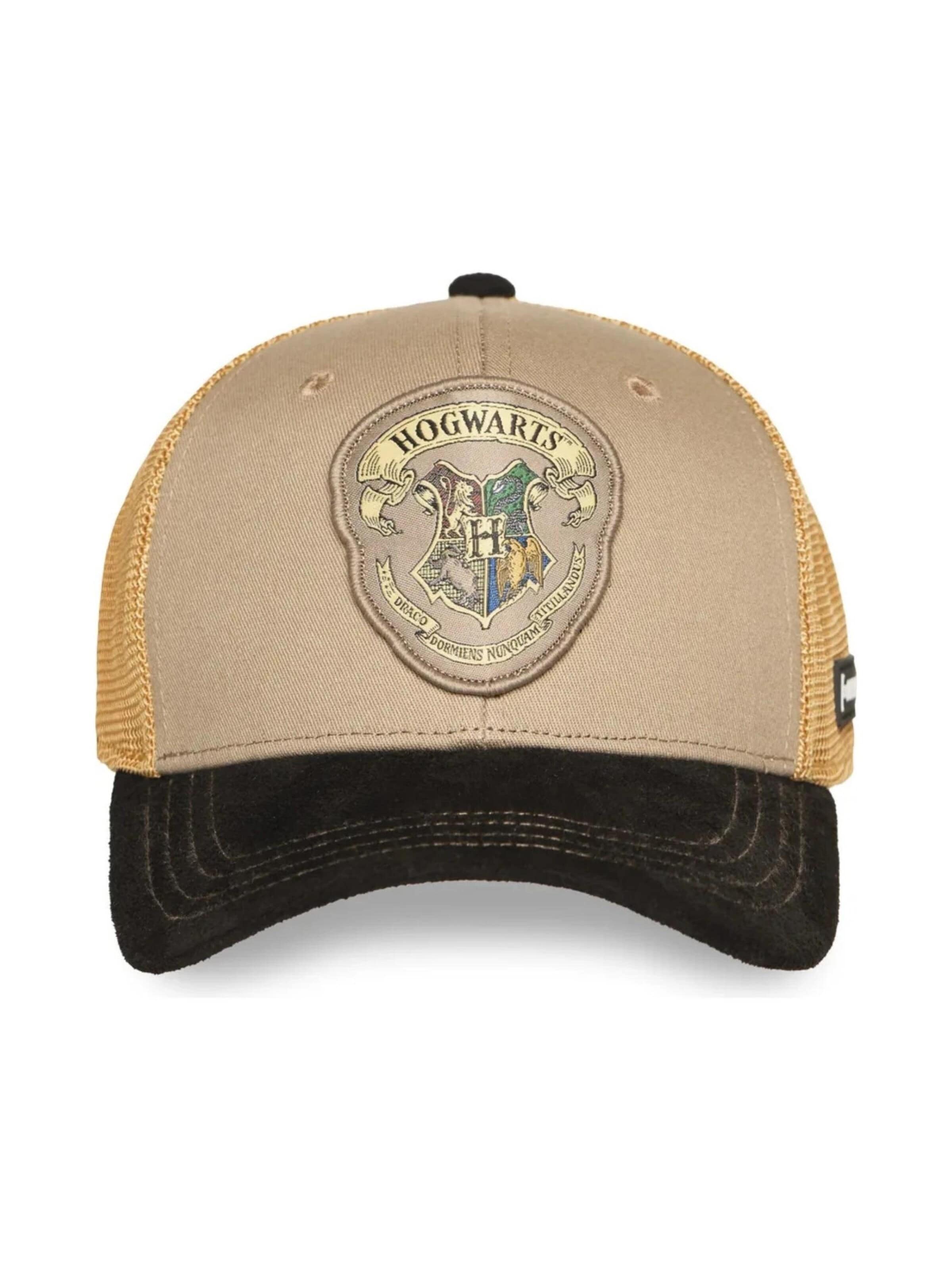Capslab - Gorra 'Gorra capslab beige hogwarts hp3 hog trucker cap' en beige: frente