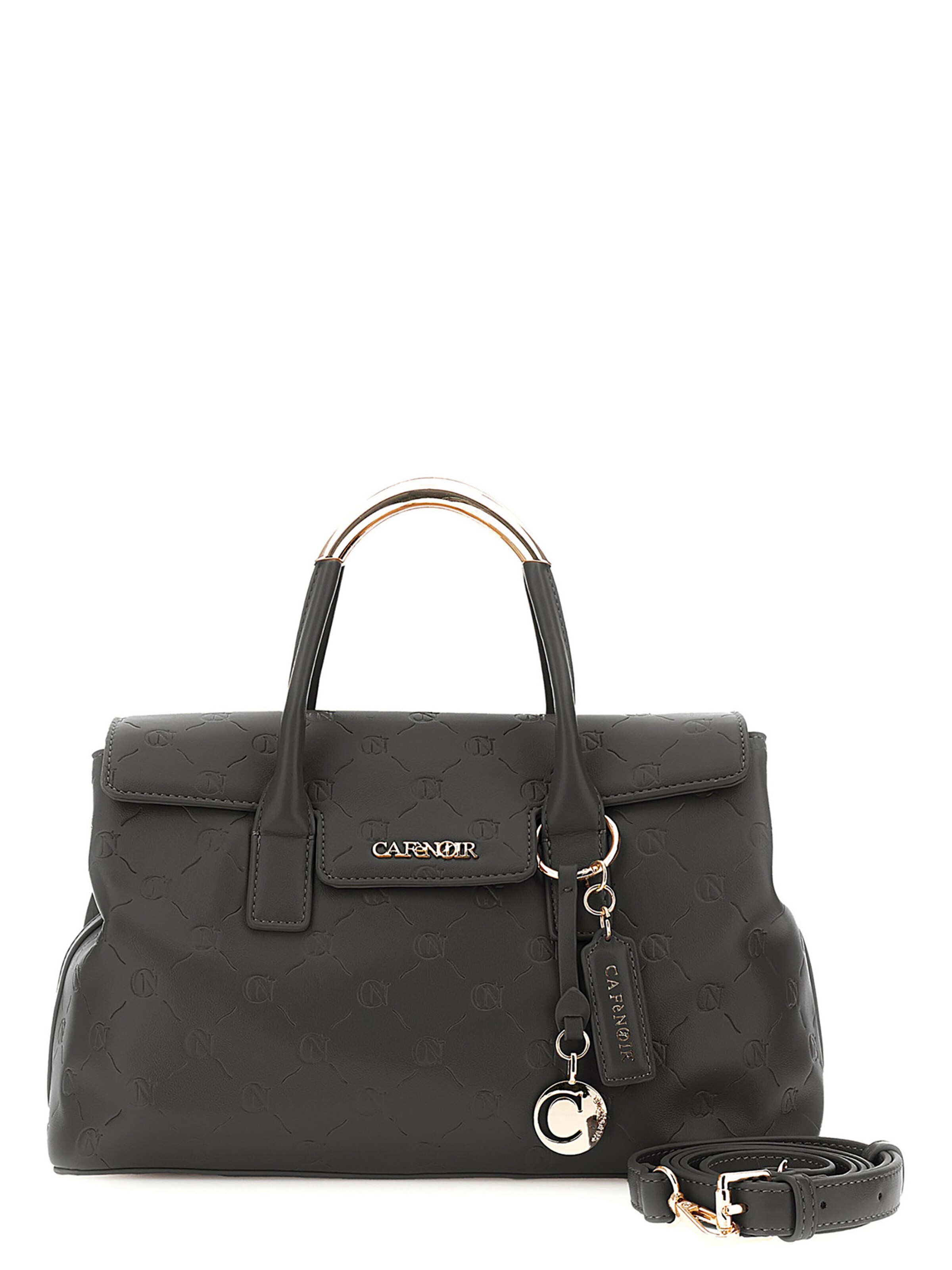 Borsa a mano di CAFè NOIR in nero: frontale