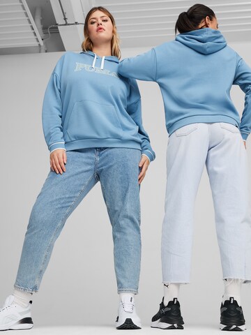 PUMASweater majica - plava boja: prednji dio