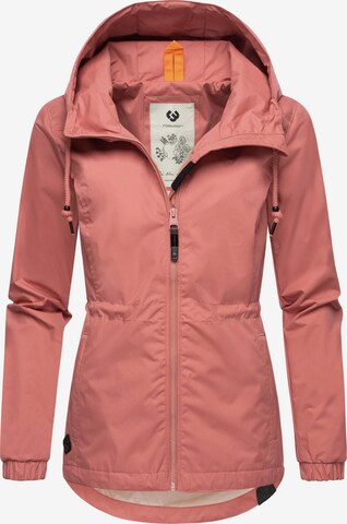 Veste outdoor 'Danka' Ragwear en rose : devant