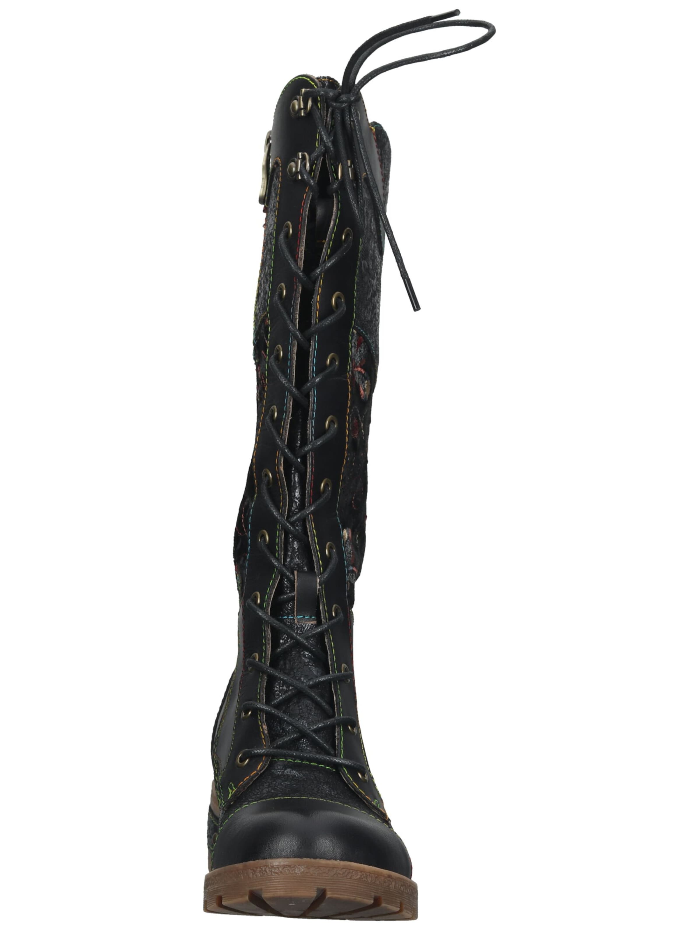 Stivale stringato di Laura Vita in nero