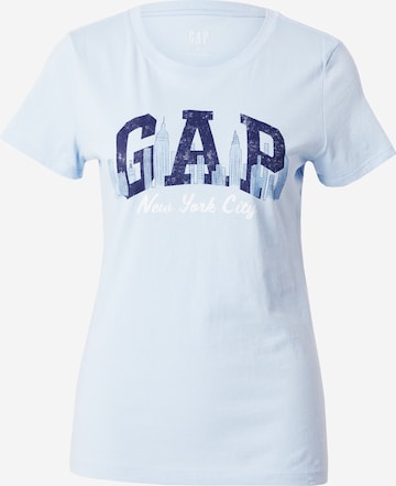 T-shirt GAP en bleu : devant