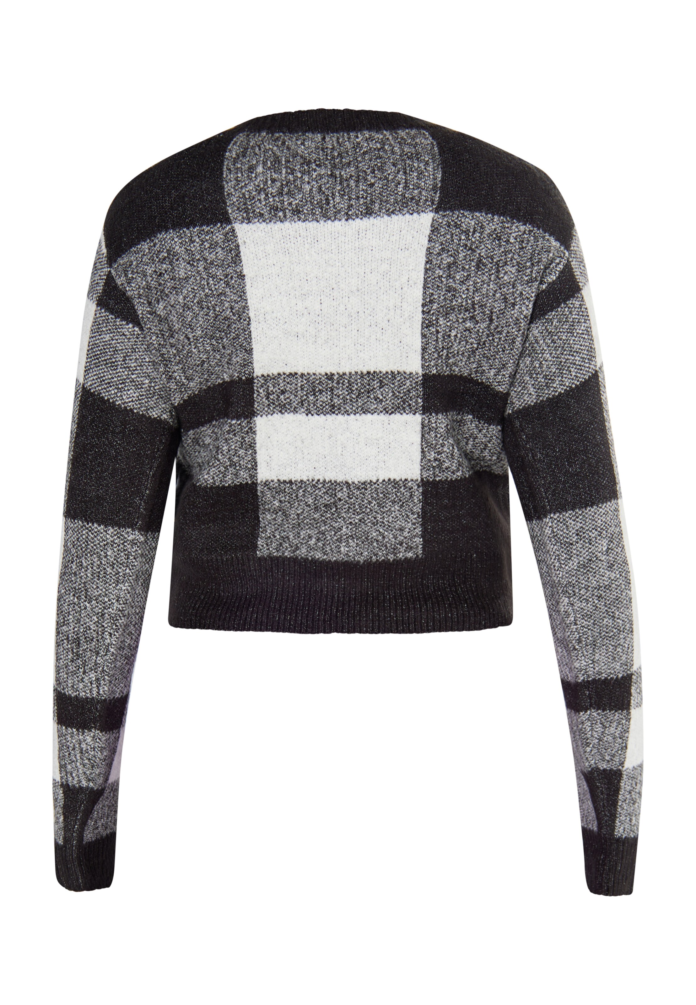 myMo ROCKS Neuletakki 'Blonda' värissä musta