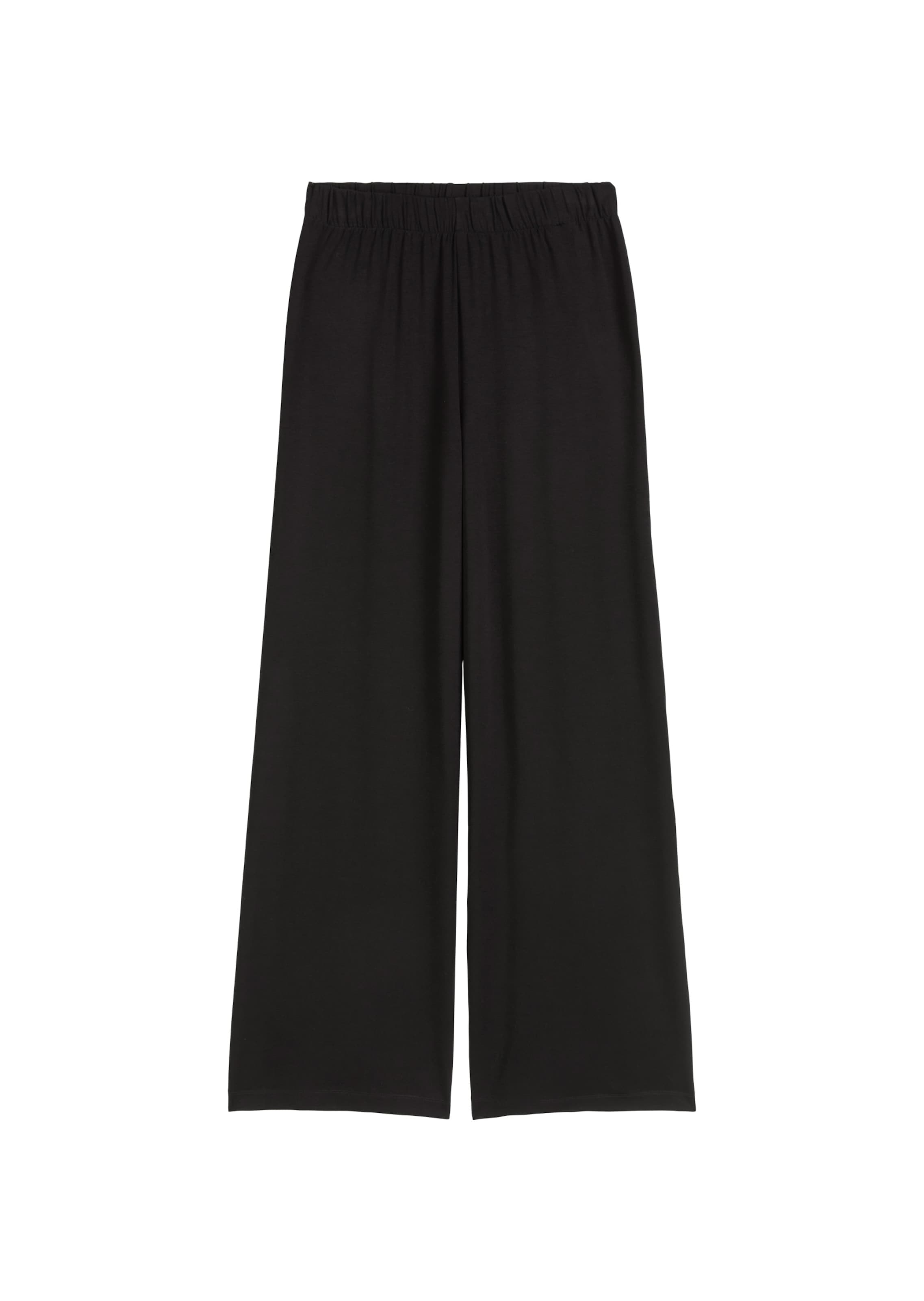 Marc O'Polo DENIM Wide leg Pants in Black: front