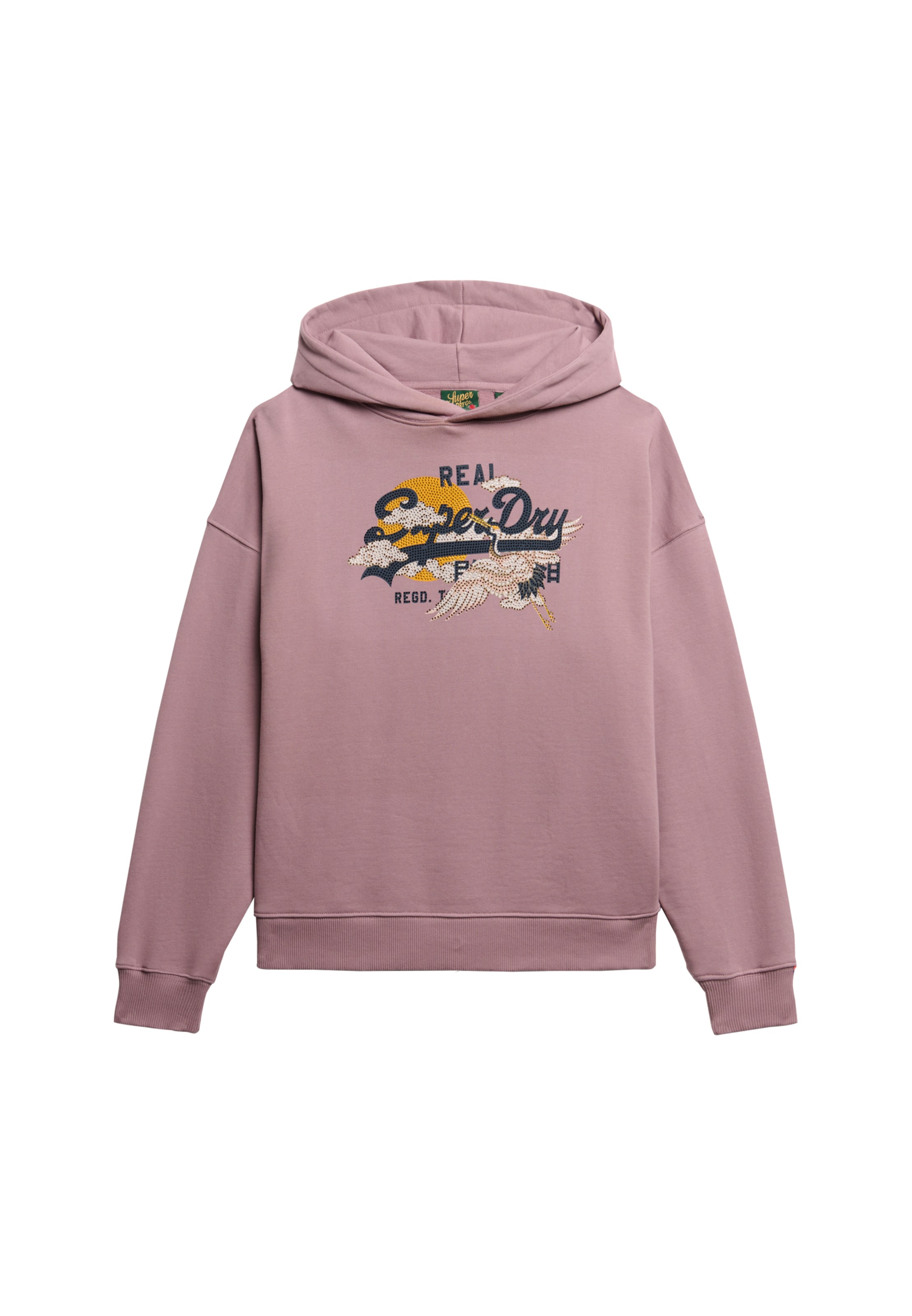 Sweat-shirt 'Tokyo' Superdry & Co en violet : devant