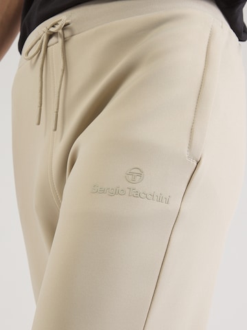 Effilé Pantalon de sport 'Domino' Sergio Tacchini en beige