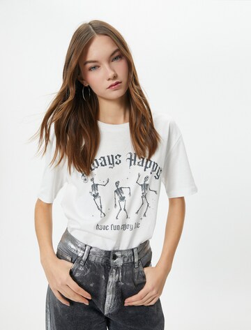 Koton Shirt in Wit: voorkant