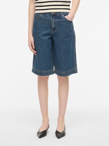 ROUGE EDIT Wide leg Jeans in Blue: front