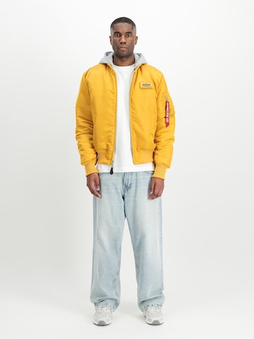 ALPHA INDUSTRIES Between-season jacket 'Ma-1 Zh' in Yellow: front