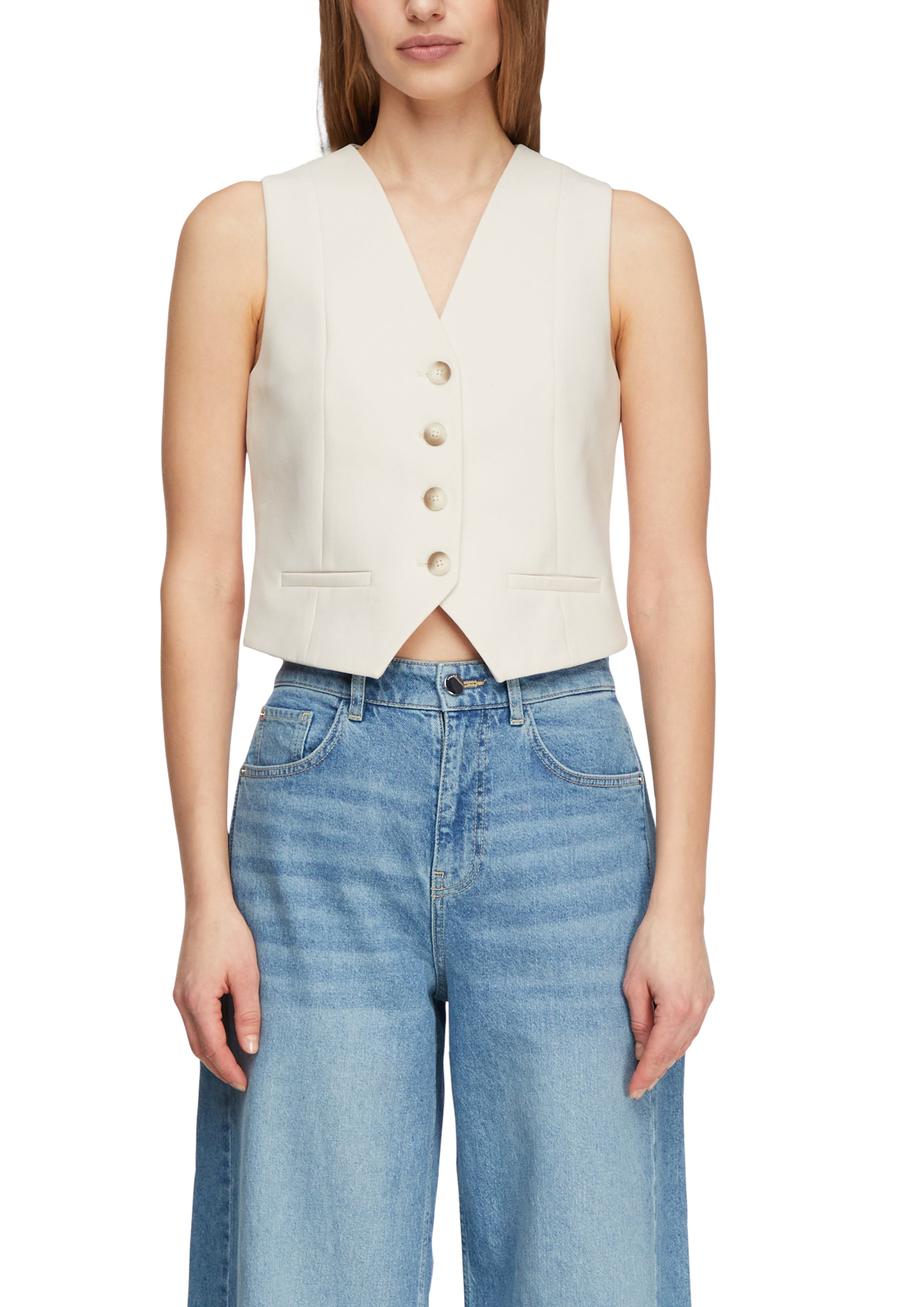 COMMA Kamizelka do garnituru w kolorze beżowy