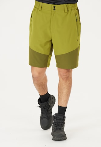 Whistler Regular Workout Pants 'AVIAN' in Green: front