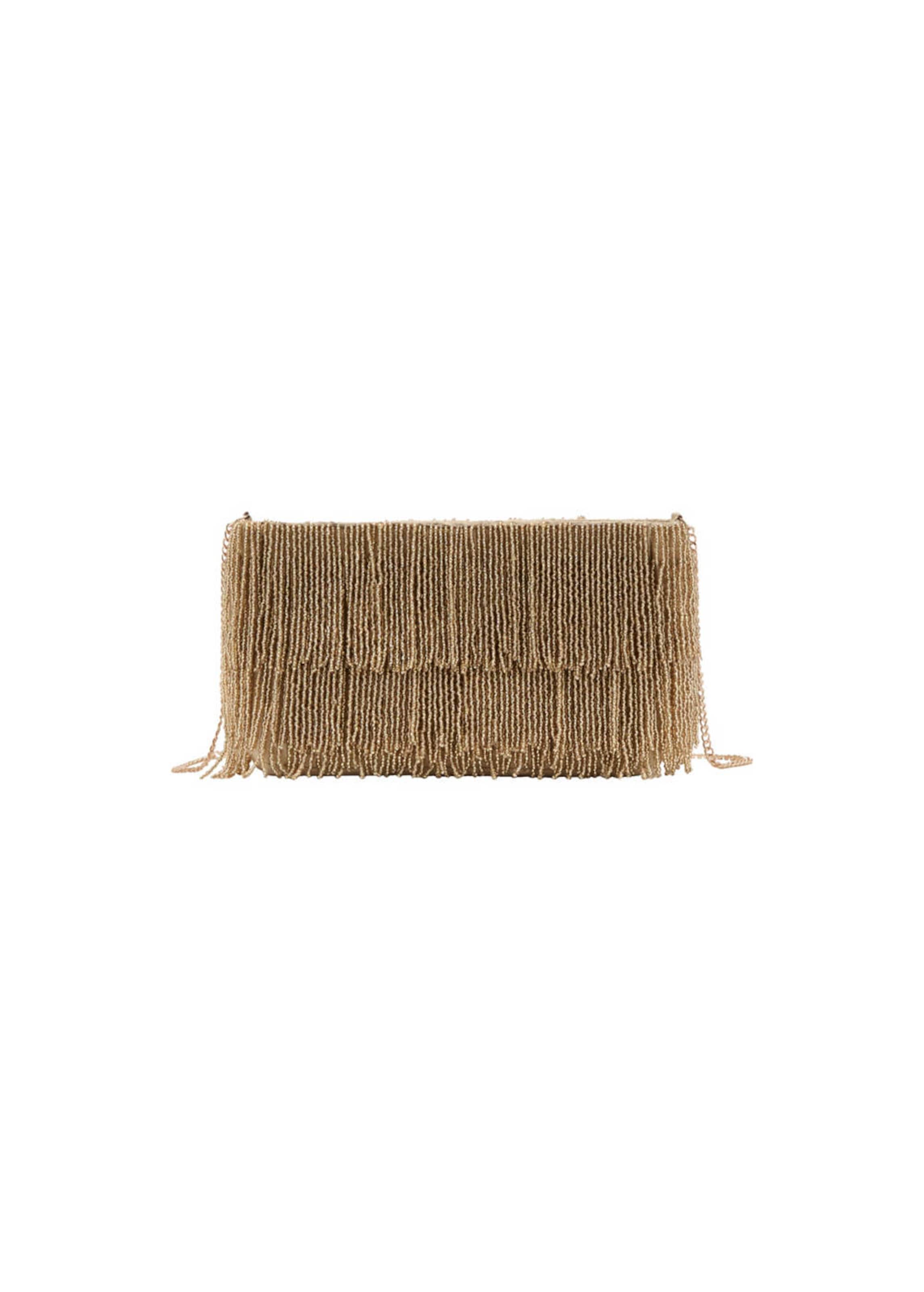 MANGO TEEN Clutch 'Bliss' in Gold: front