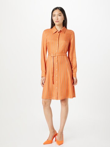 Stefanel - Vestido camisero 'CHIEMISIER' en naranja: frente