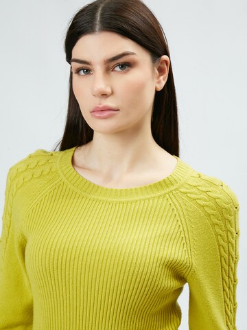 Pull-over Influencer en jaune