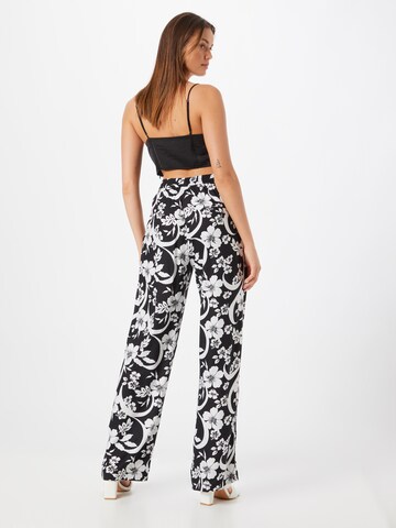 Tally Weijl Regular Trousers 'Smiley' in Black