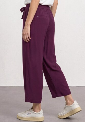 STREET ONE Wide Leg Hose in Lila
