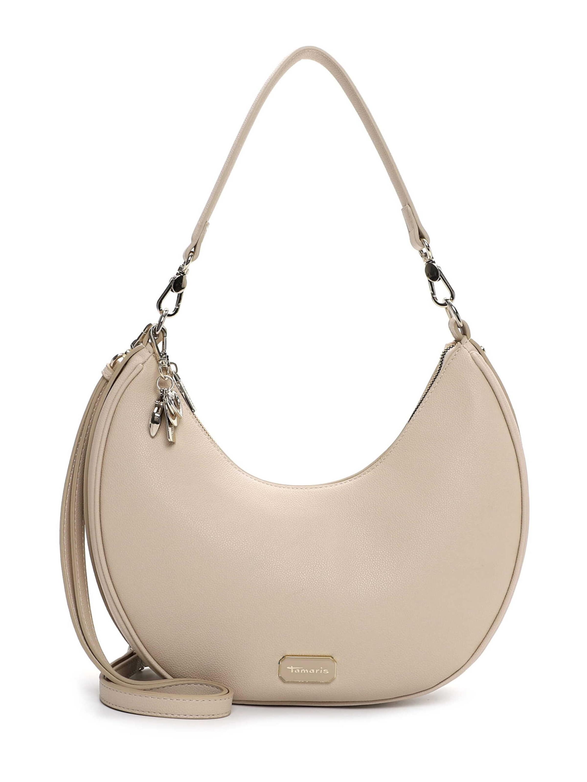 Tamaris Schultertasche in Beige: Vorderseite