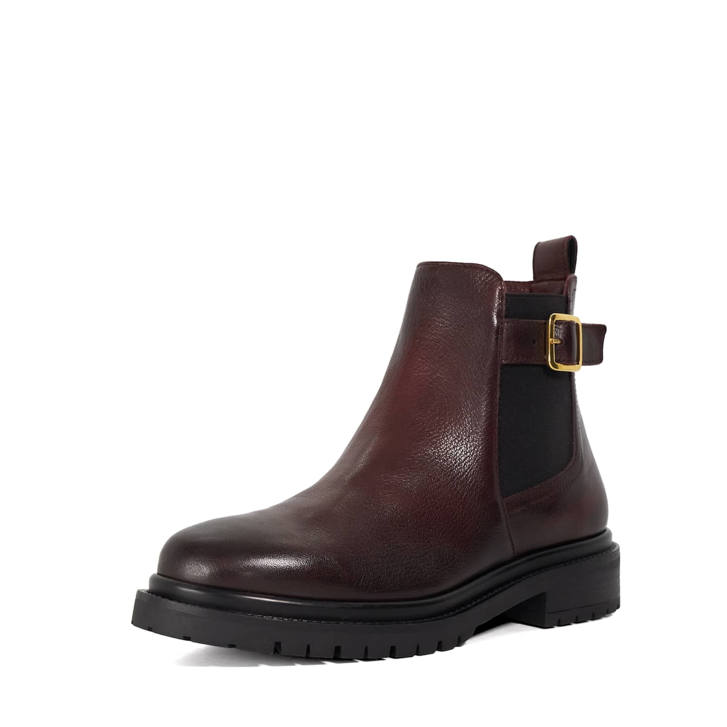 Bottines 'Paused' Dune LONDON en rouge : devant