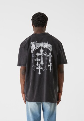 MJ Gonzales Shirt 'Faded Faith' in Black: front