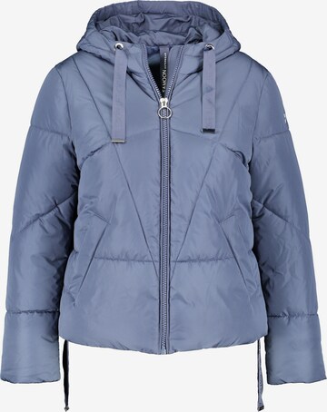SAMOON Winter Jacket in Blue: front