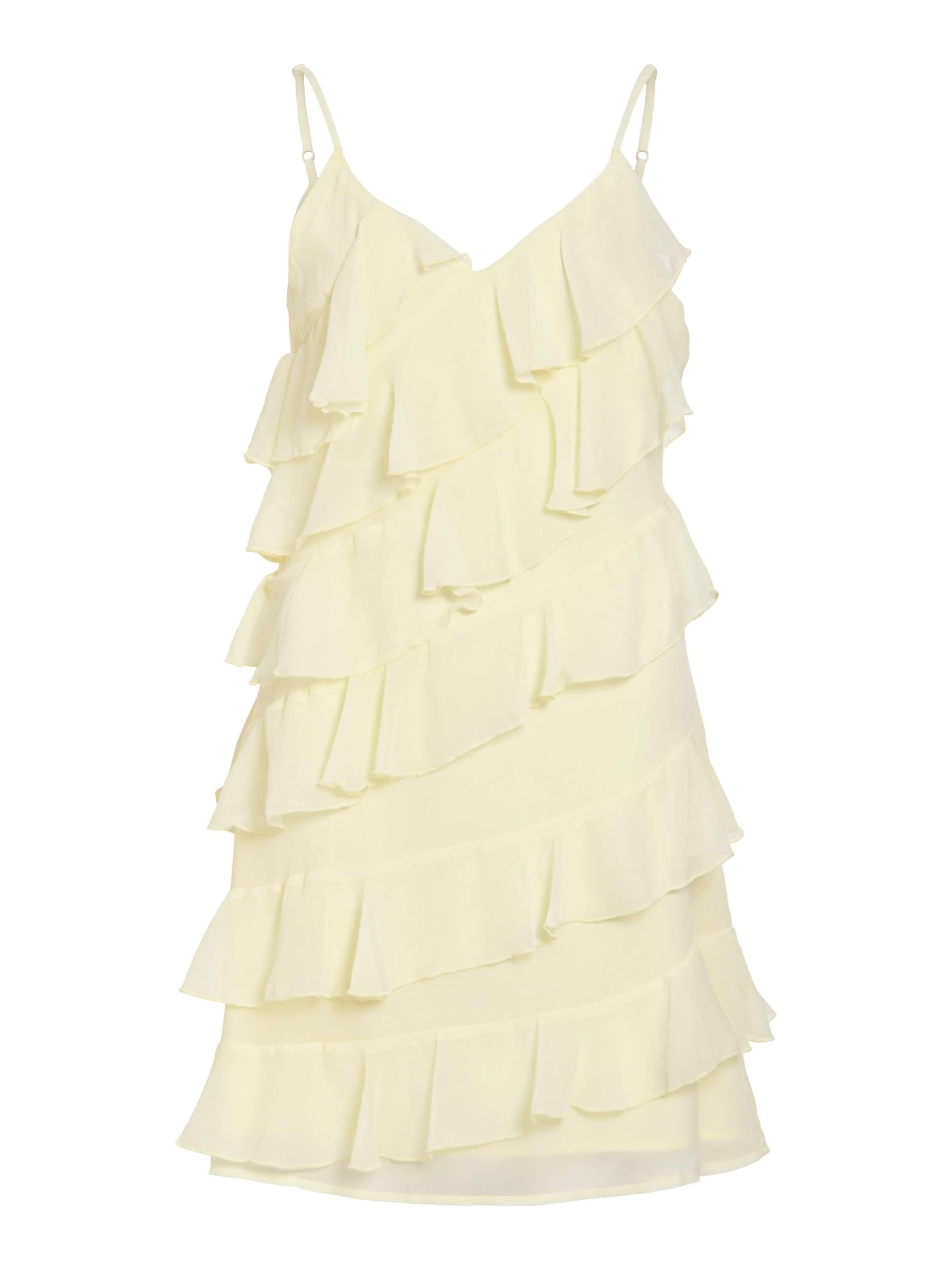 VILA - Vestido de verano 'VILuna' en amarillo: frente