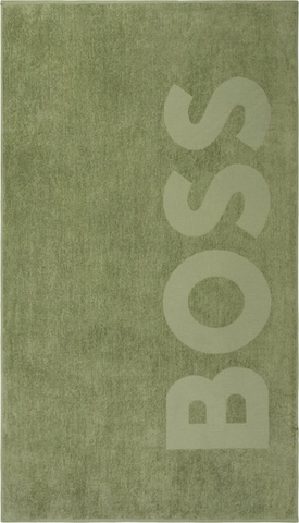 BOSS Home Beach Towel in Green: front