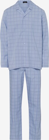Pyjama long Hanro en bleu : devant
