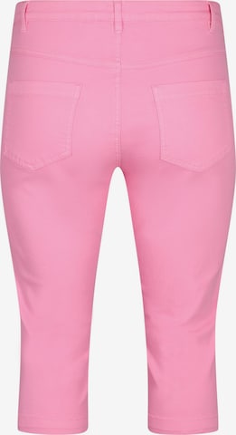 Zizzi Skinny Fit Дънки в розово