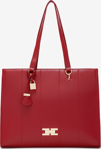 Enrico Coveri - Bolso de mano 'Rival 1' en rojo: frente