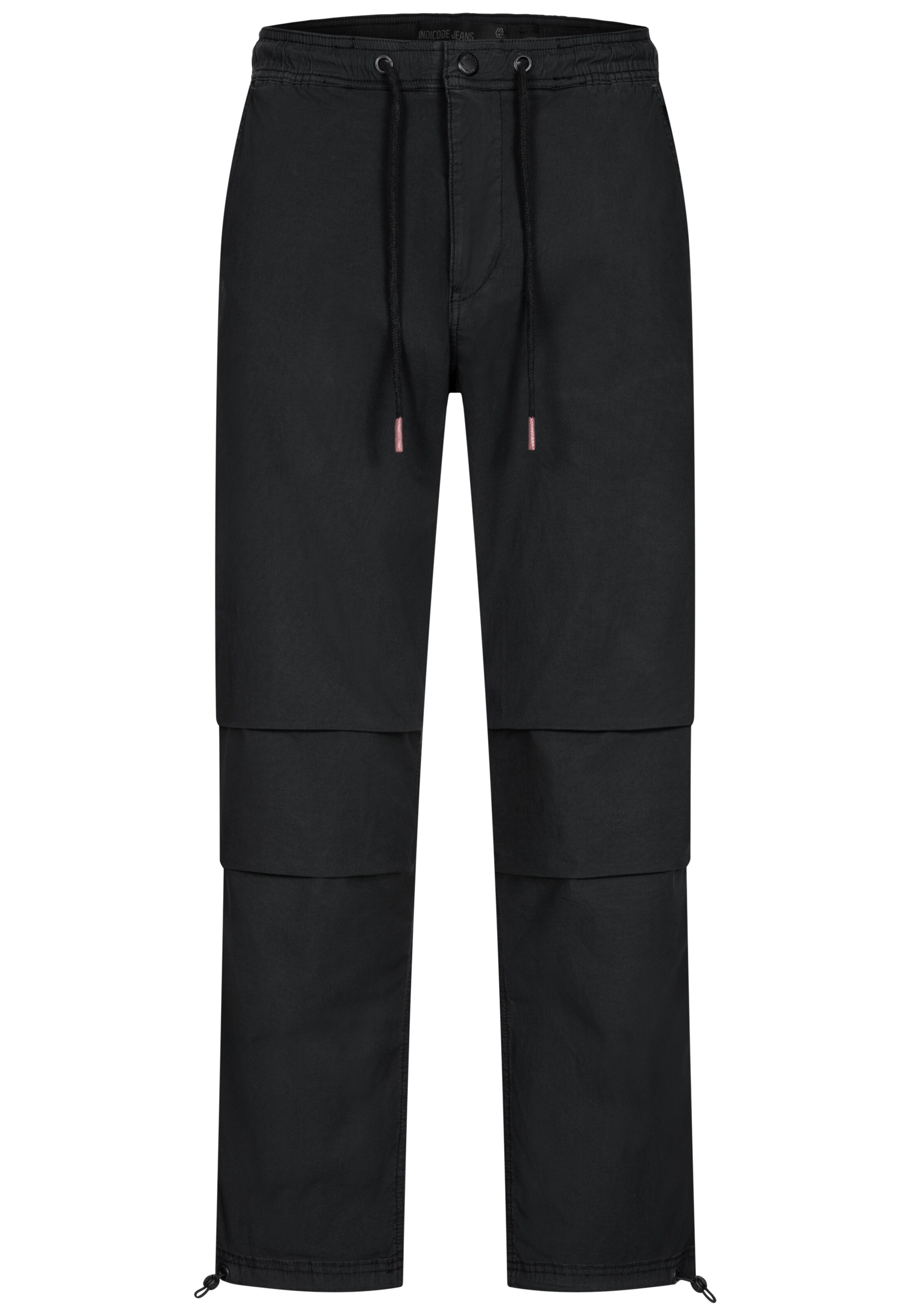INDICODE JEANS Pants in Black: front
