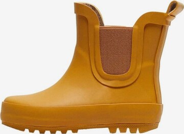 MANGO KIDS Rubber Boots in Yellow: front