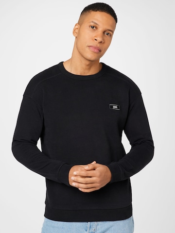 Sweat-shirt JACK & JONES en noir : devant